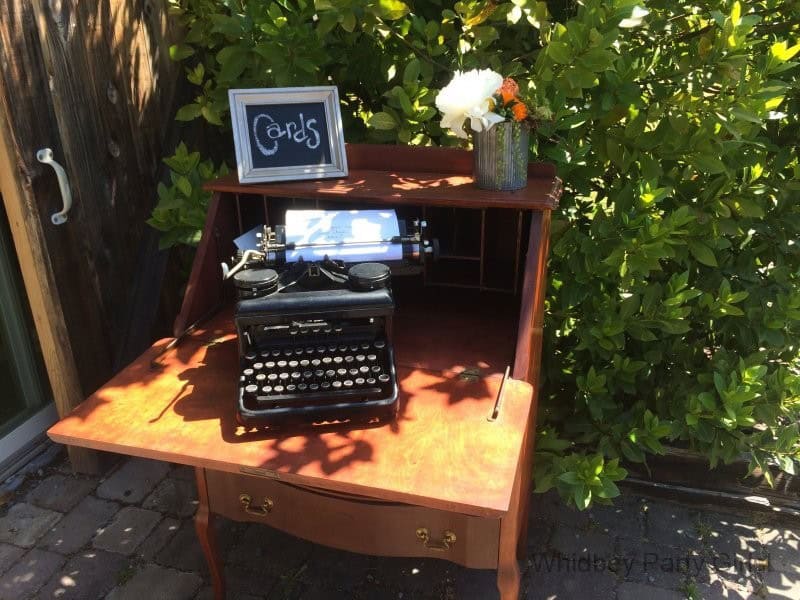 Typewriter Guestbook